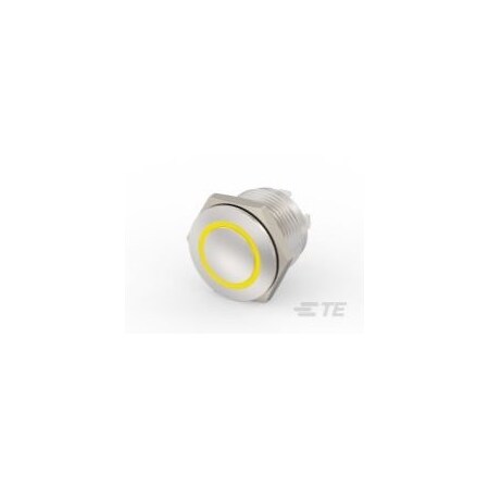 Te Connectivity AV16 SPM 0.4VA FIX RING LED YELLOW 12V 2213774-5